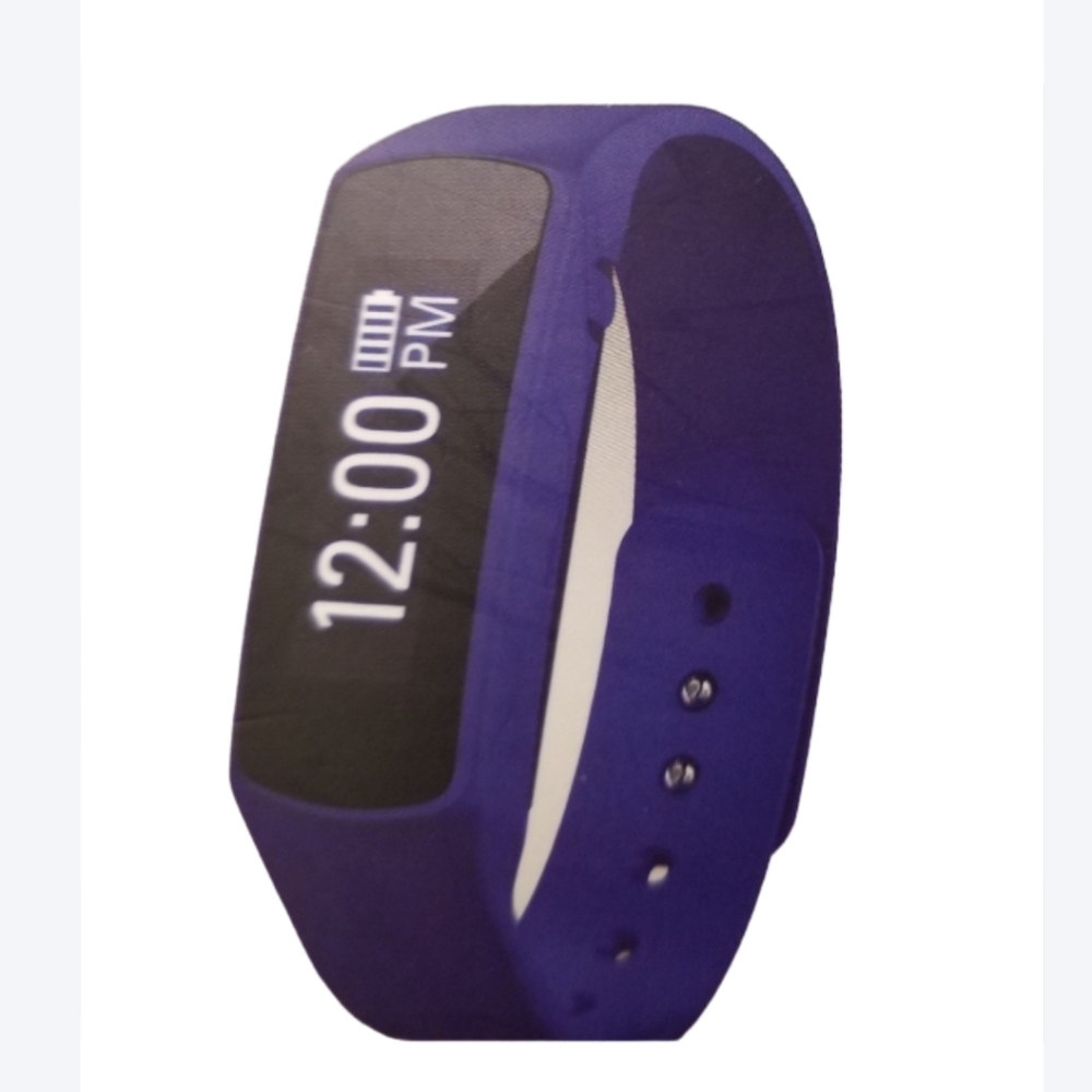 NEW Sharper Image Circuit SIT50 Bluetooth Wireless Activity Tracker Blue